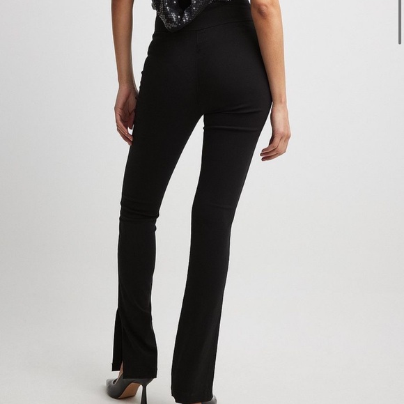 Slim-fit Super Stretch Slit Pants - Picture 2 of 6